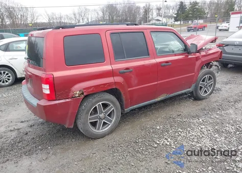 2008 Jeep Patriot Sport from USA, damaged, VIN 1J8FF28W18D714696